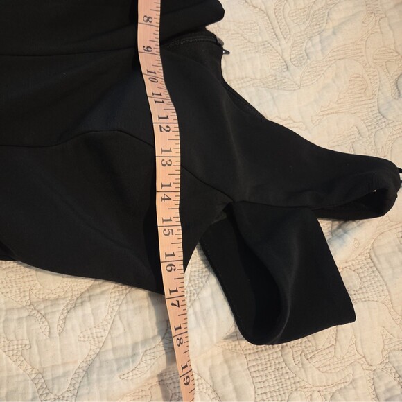 Aqua One Shoulder Cocktail Dress Size 4 - Picture 4 of 5